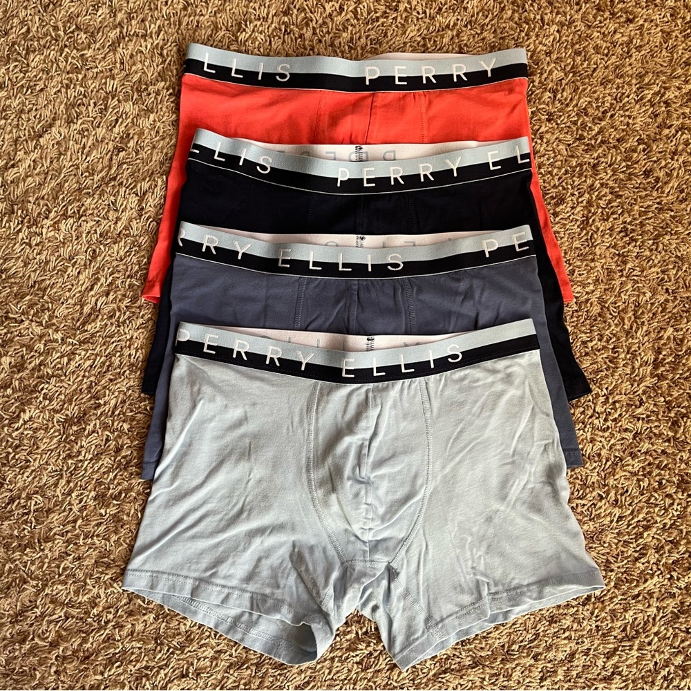 NWOT Perry Ellis Portfolio Men's Boxer Briefs - Multi-Color Pack